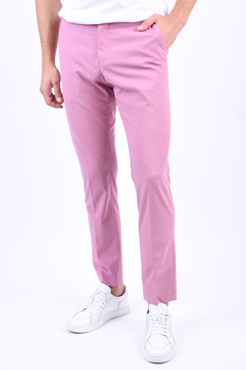 Pantaloni Barbati Selected Milogan Silver Pink